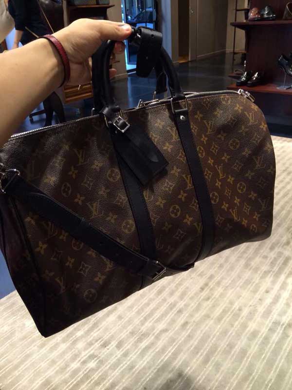 Louis Vuitton Monogram Keepall Bandouliere 55 Bag M56714
